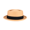 Popular Diamond Pork Pie Hat Wholesale Short Brim Fedora Casual Formal