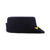 Wholesale Factory Direct Women's Uniform Caps New Style Curled Brim Hat Wide Brim Navy Cap