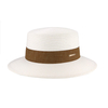 Women's Retro Flat-Brimmed Hat - Colorful Flat-Top Summer Sunshade for Beach Travel & Cycling