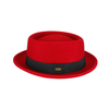 Wholesale Hot Sale Unisex Classic Wide Brim Fedora Hat With Band Round Flat Top Felt Fedora Hats for Men