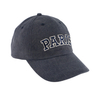Washed Denim Embroidery Baseball Cap Custom Logo Snapback Cap Curved Roof Dome Sunscreen Peaked Cap