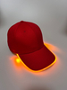 Factory Direct Custom Fluorescence LOGO Apron Outdoor Led Light Cap