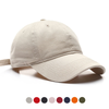 Sport Embroidery logo 100% Cotton Men Unstructured White Dad Hat Plain Custom Baseball Cap