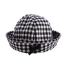 Sailor Hat Black White Checkered Polyester Party Hat Stylish Casual Cap