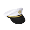 Wholesale New Gold Embroidery Fashion Captain Sailor White Hats Yacht Caps