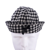 Sailor Hat Black White Checkered Polyester Party Hat Stylish Casual Cap