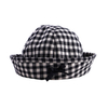 Sailor Hat Black White Checkered Polyester Party Hat Stylish Casual Cap