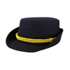 Wholesale Factory Direct Women's Uniform Caps New Style Curled Brim Hat Wide Brim Navy Cap