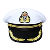 Hot Sale High Quality Casual Style Navy Captain Hat Cotton Embroidery Sailor Captain Caps