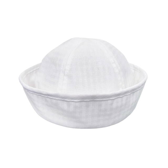 Party Costume Sailor Hat Navy White Striped Adjustable Captain Cap