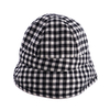 Sailor Hat Black White Checkered Polyester Party Hat Stylish Casual Cap