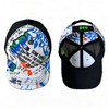 Fashion Street Style Printed Cotton Personalized Hip Hop Graffiti Baseball Cap